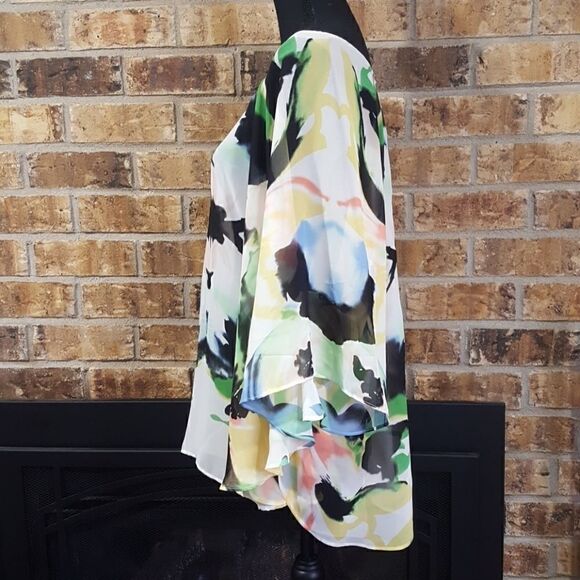 Carmen | Multi Color Swim Cover Up Top - Picture 4 of 6